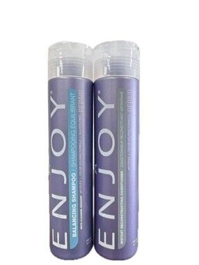 NEW Enjoy Haircare Duo: Balancing Shampoo & Reconstructing Conditioner 10.1oz